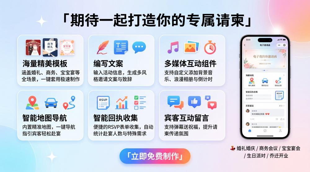户外研学电子邀请函💥免费生成！适配所有研学场景，小白也能快速上手